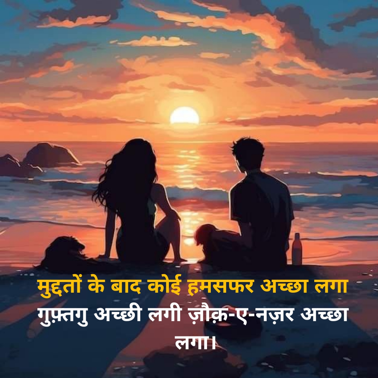 हमसफर शायरी 2 लाइन 