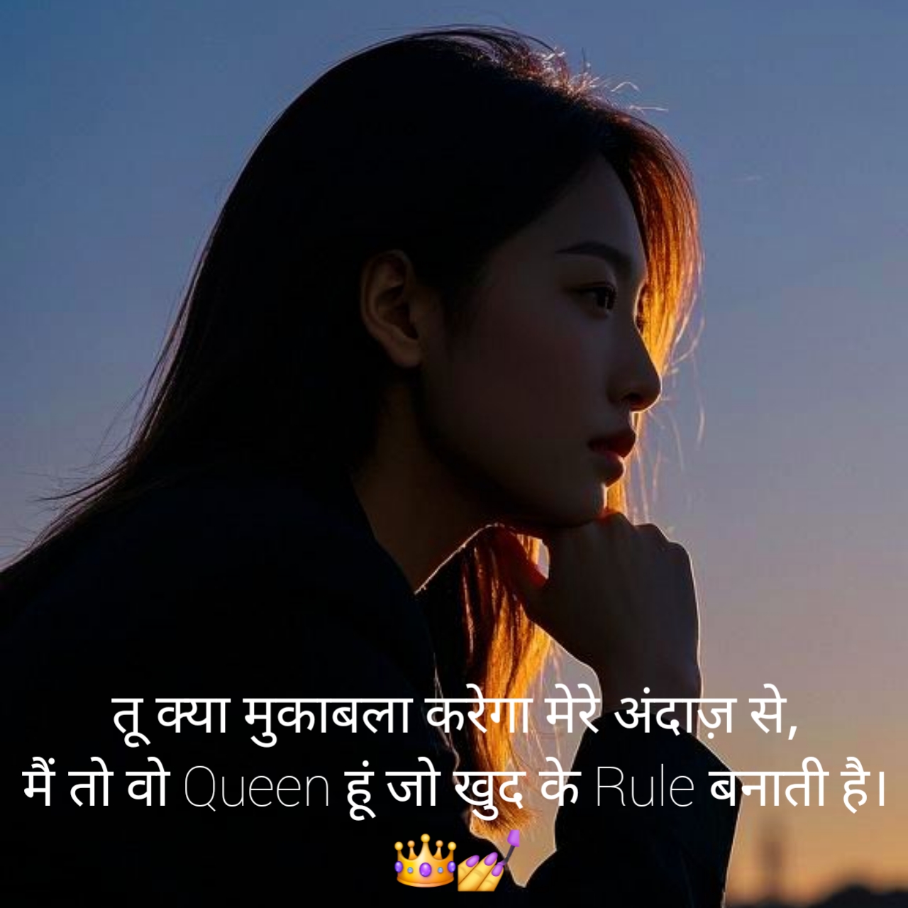 attitude shayari For girl 