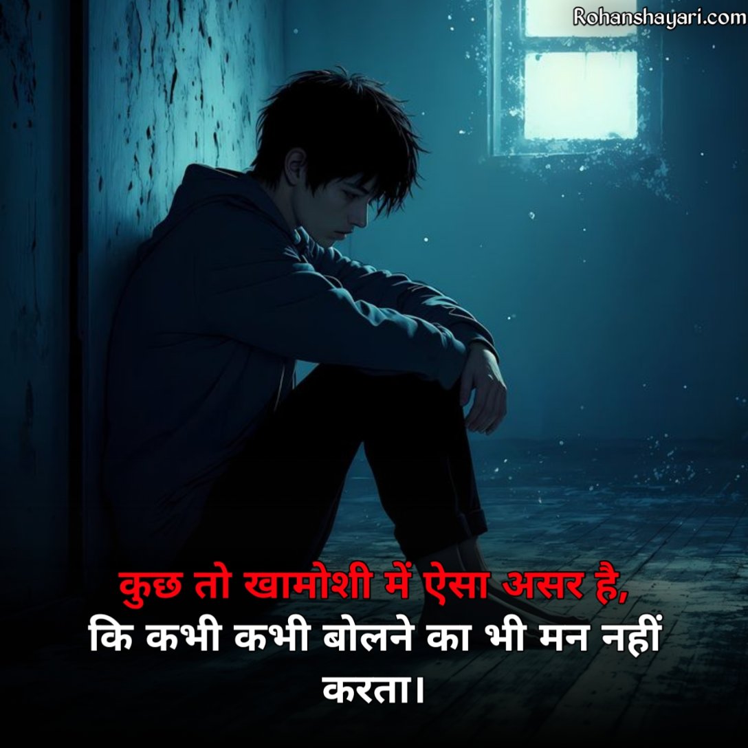 Mood Off Shayari in Hindi