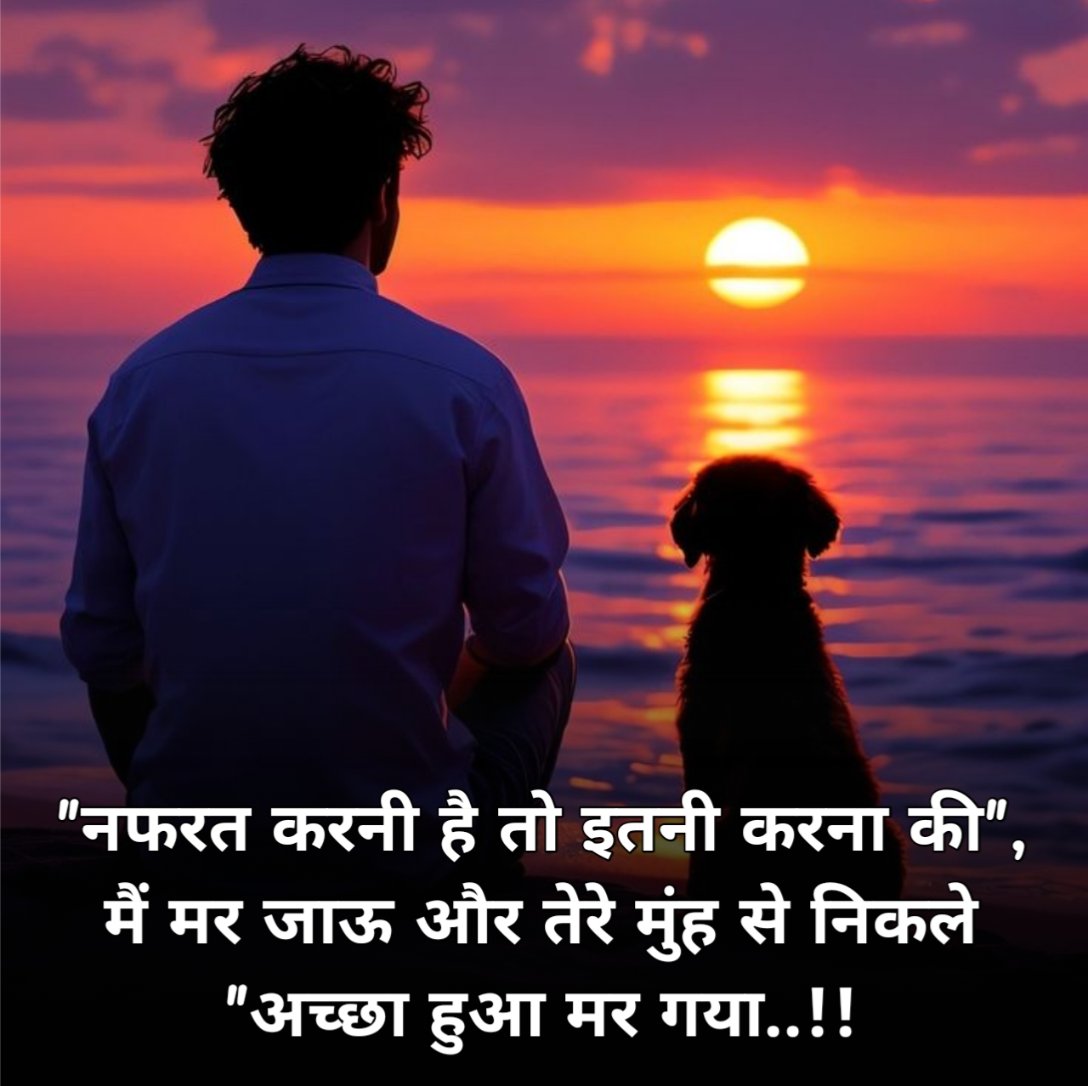 Breakup shayari 2 line 