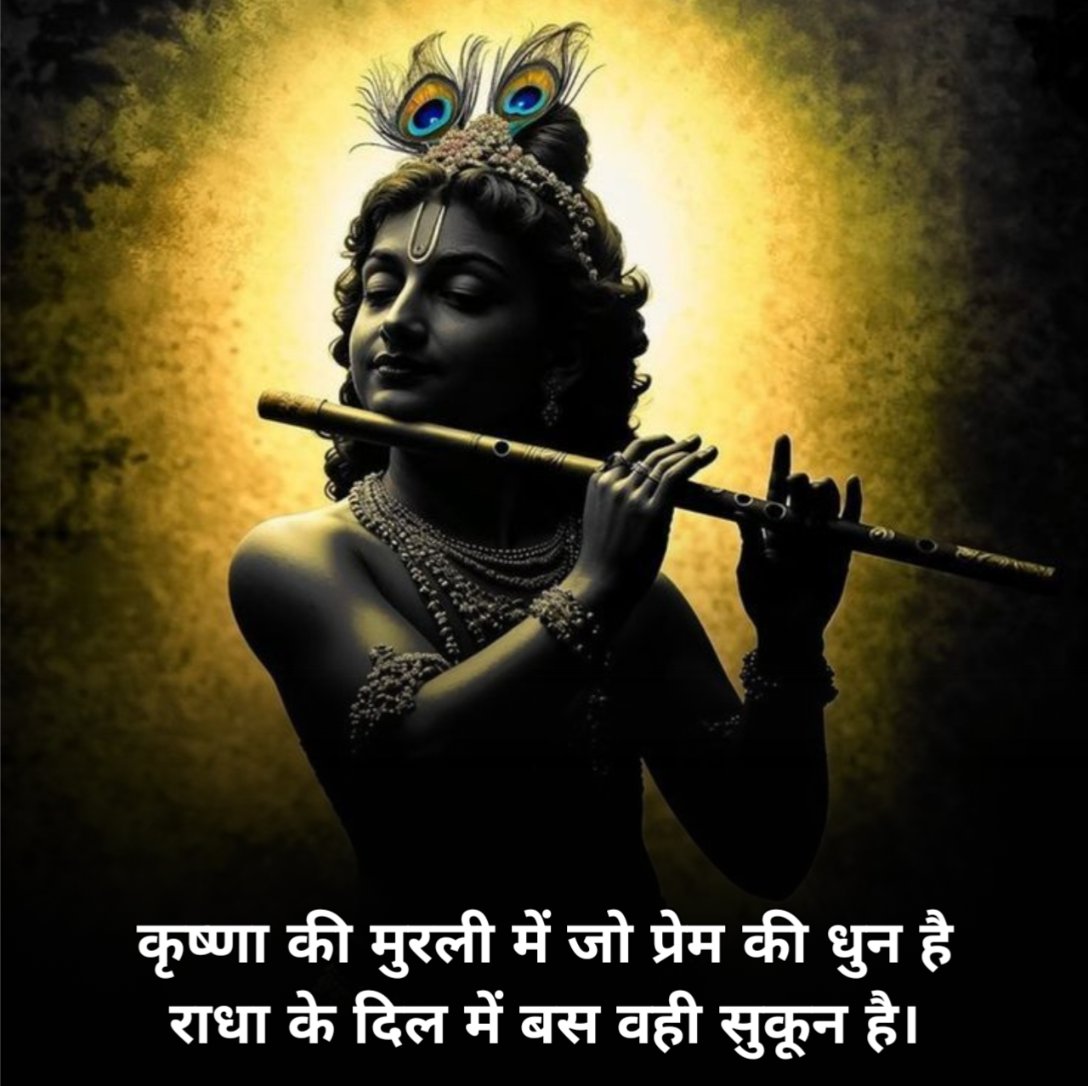 Lord krishna shayari in Hindi 