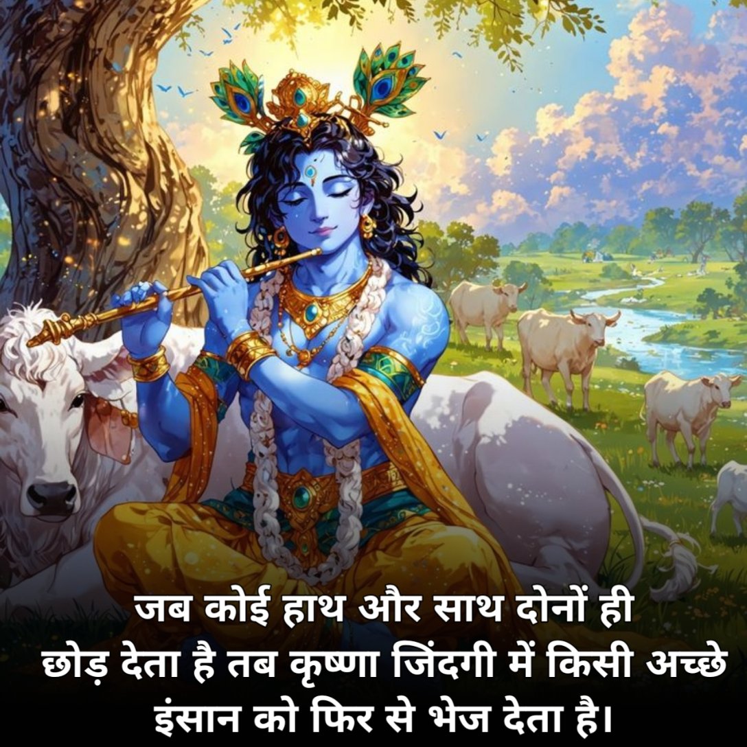 Lord krishna shayari on life 