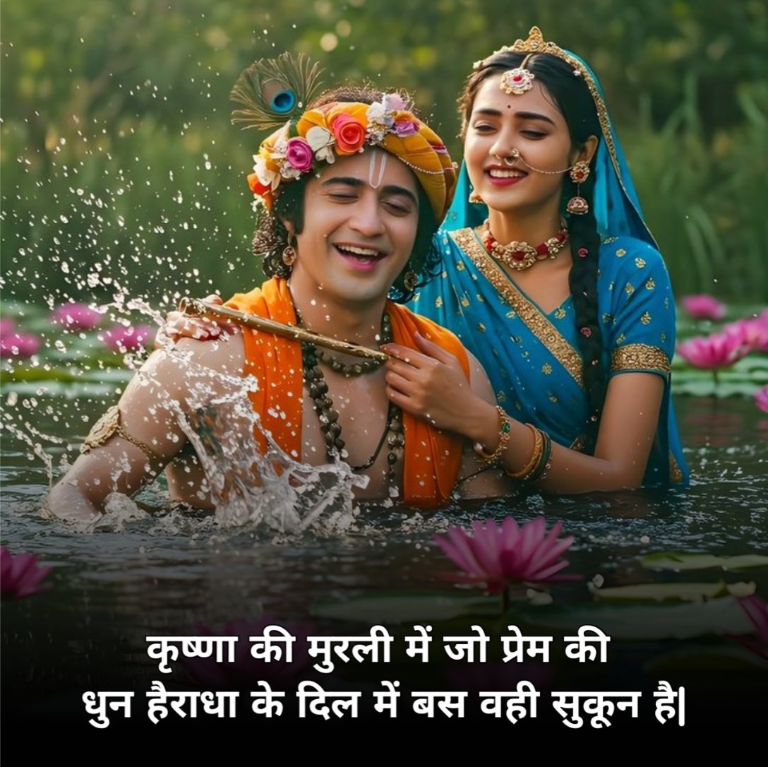 Radha Krishna Love Shayari 