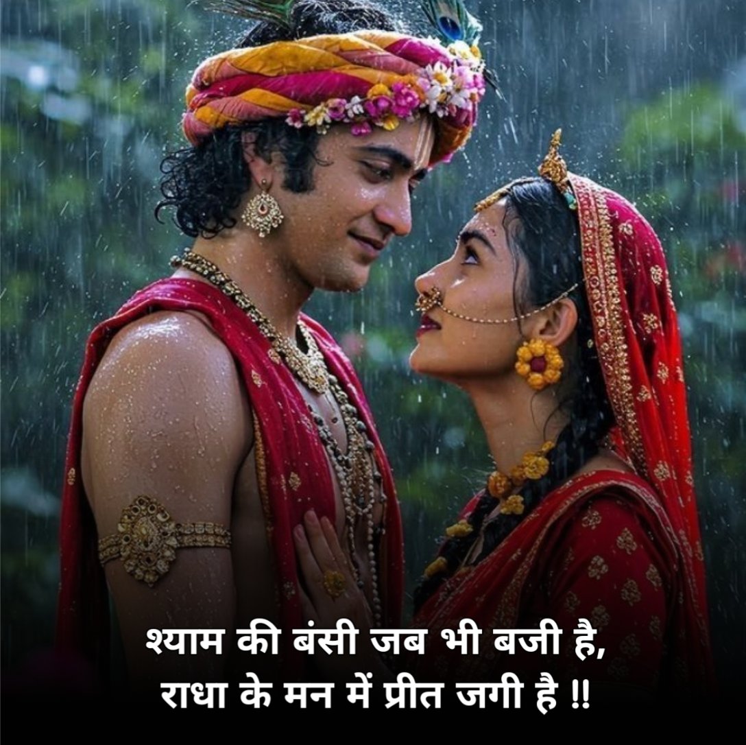 Radha Krishna Love Shayari 