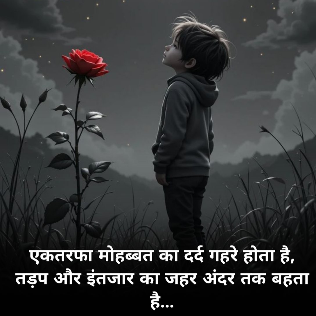 Ek Tarfa Pyar Shayari in Hindi