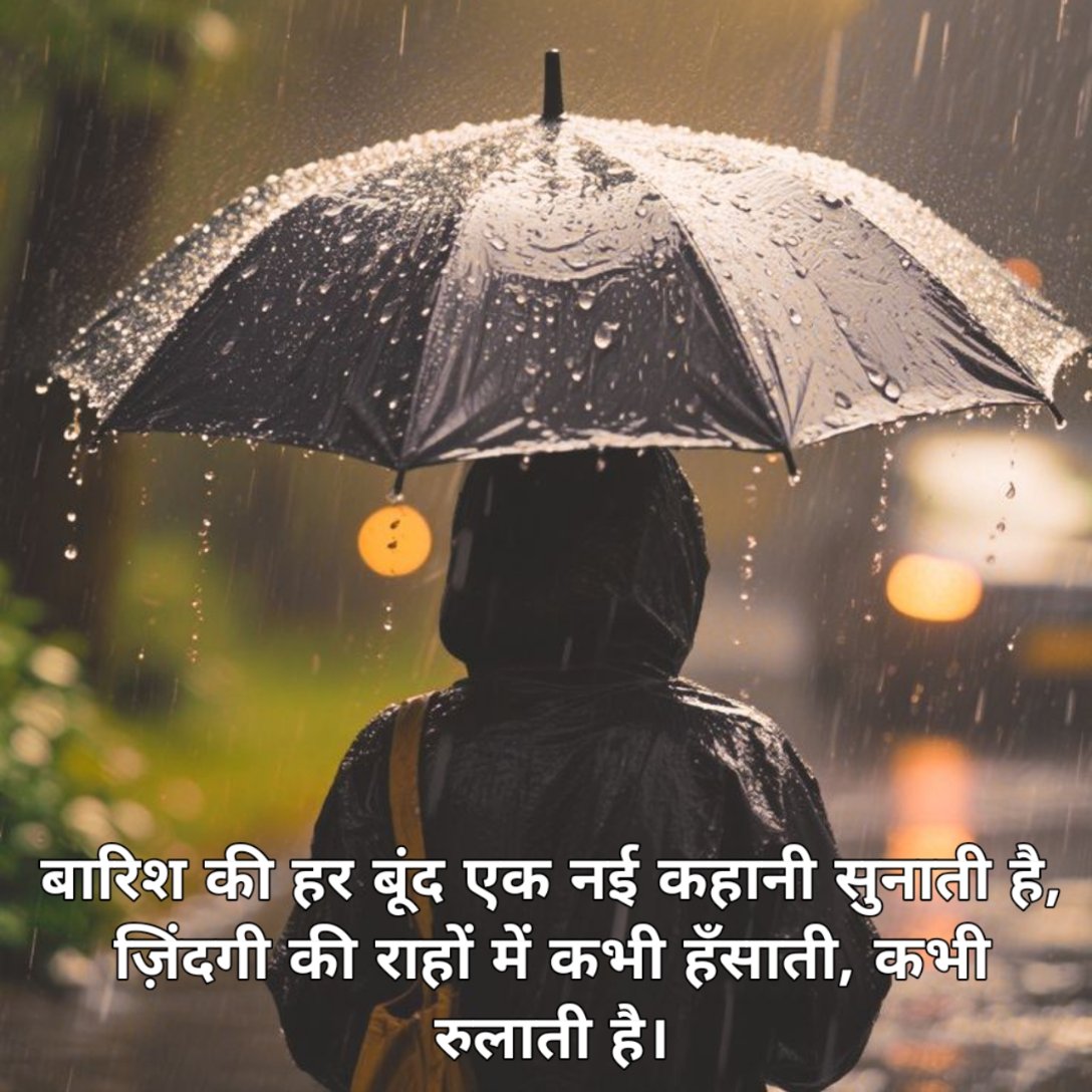 Barish Shayari in Hindi 