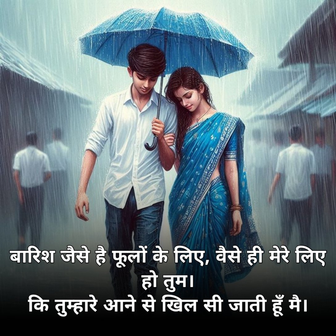 प्यार बारी बारिश शायरी