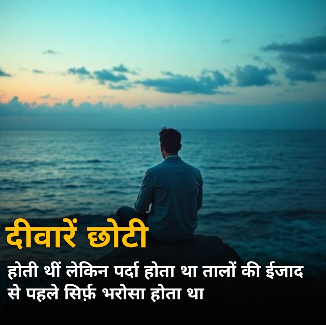Bharosha shayari in Hindi 