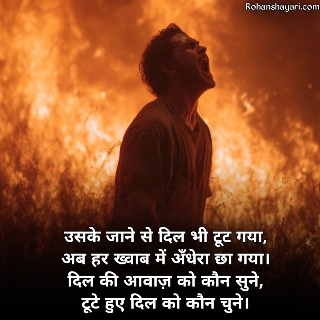Broken Heart Shayari in Hindi 